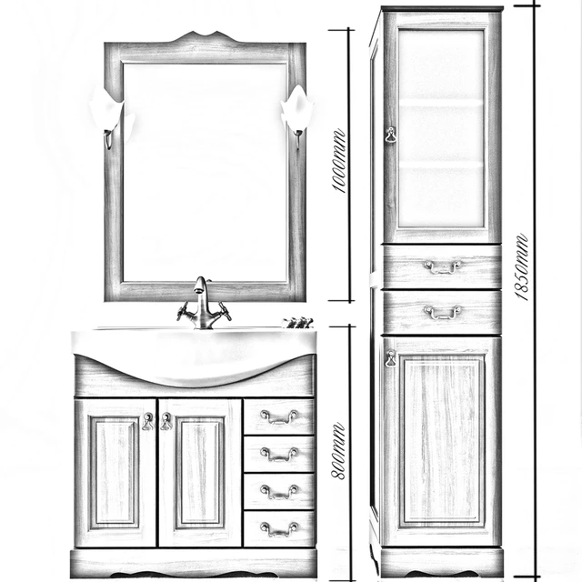Set of bathroom furniture — Descargar