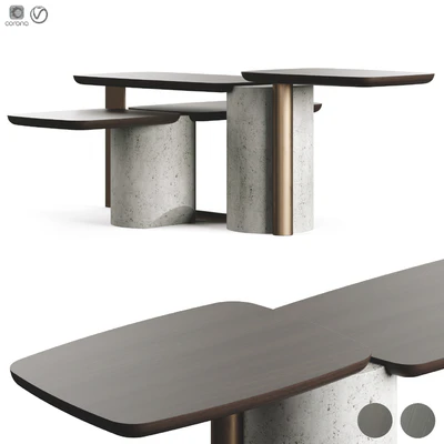 Enne Titano Luxury Coffee Table — Ver 3