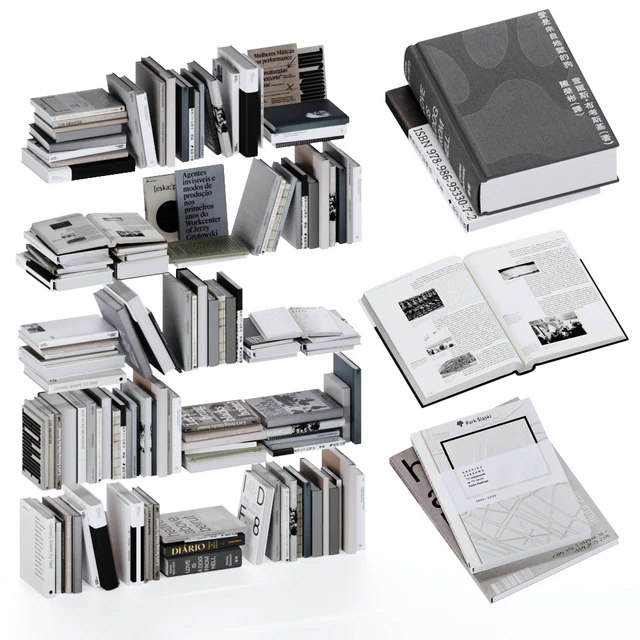 Gray and white books set vol4 — Descargar