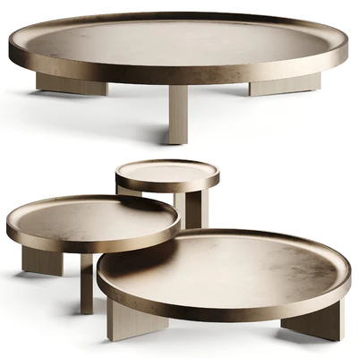 Minotti LOUVER Outdoor Metal Table — Ver 1