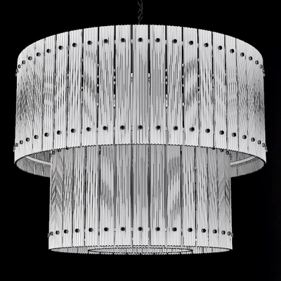 Restoration Hardware SAN MARCO 2-TIER ROUND CHANDELIER 36 Brass — Ver 2
