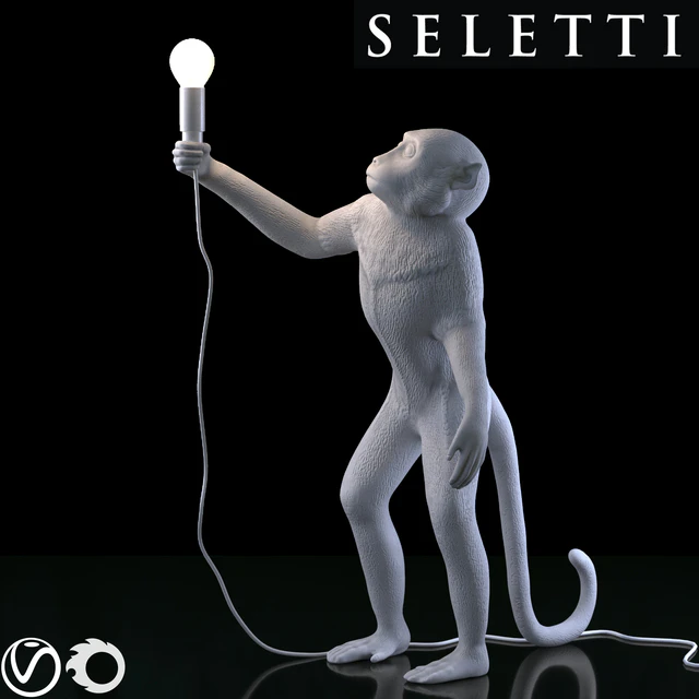 SELETTI The Monkey Lamp Standing Version — Descargar