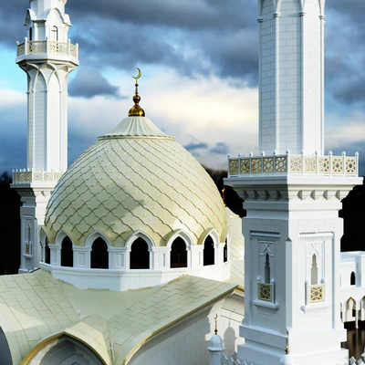 White mosque — Ver 3