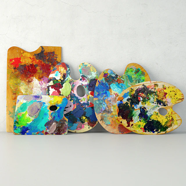 Vintage Artist Palettes — Descargar
