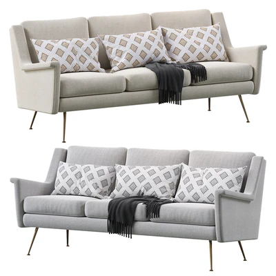 Carlo Mid-Century Sofa (77.5") — Вид 1