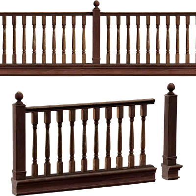 modular saloon trim and rail 001 — Скачать