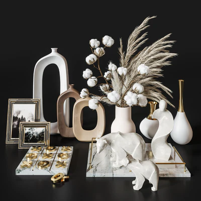 Decoration Set 34 Cotton pampas — Вид 1