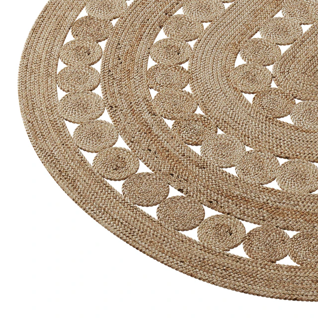 Oval jute carpet AFTAS — Descargar
