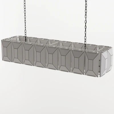 RH HARLOW CRYSTAL RECTANGULAR CHANDELIER 55 — Ver 2