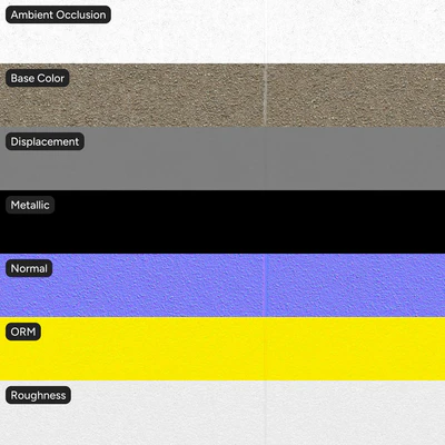 exposed aggregate concrete panel wall texture tan grey — Вид 3