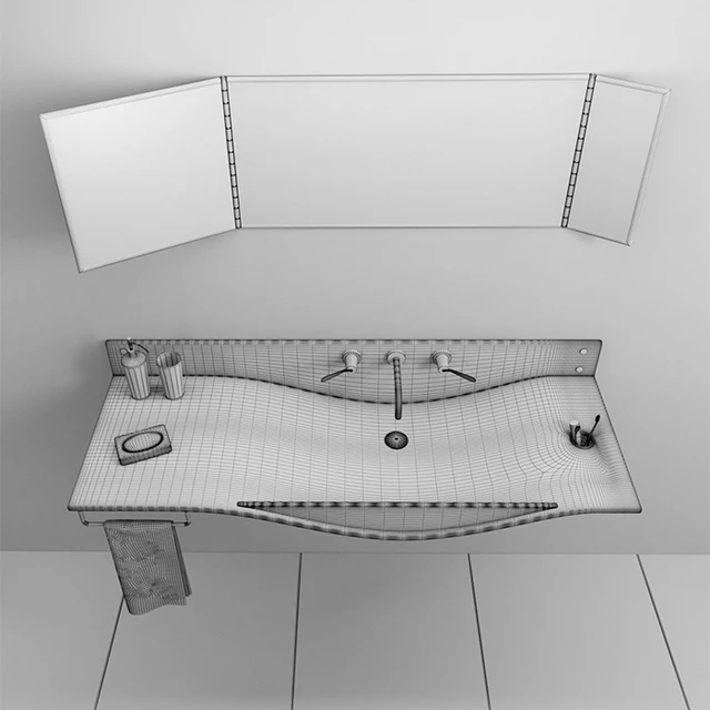 Washbasin Agape | Gabbiano — Descargar