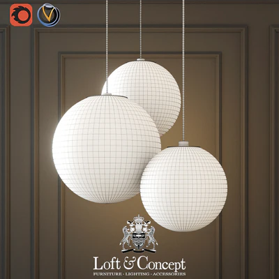 Hanging lamp glass ball ceiling lights — Вид 2