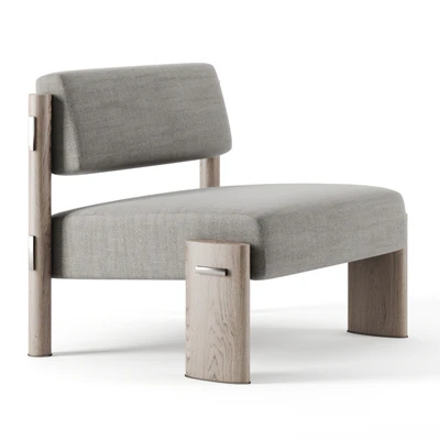 Nichols lounge chair by McGuire furniture — Ver 1