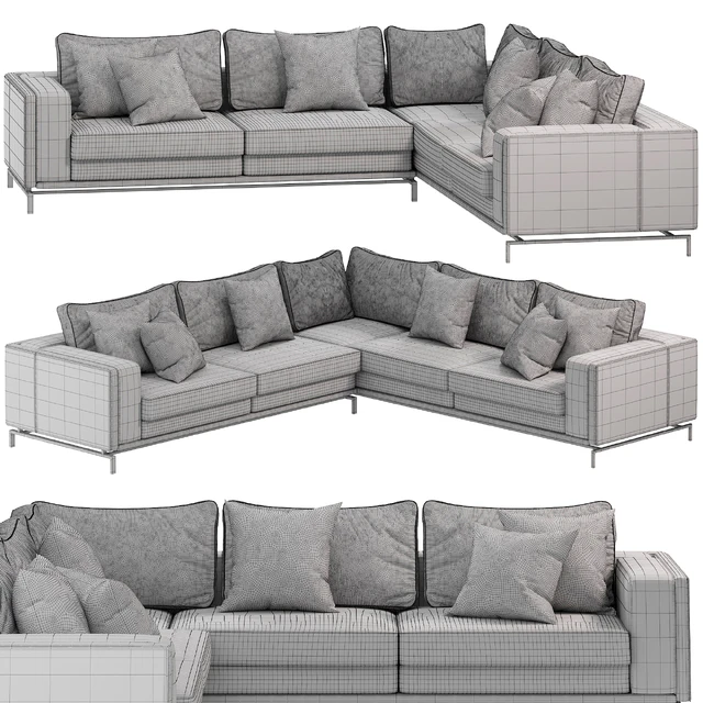 DENIS CORNER SOFA BED by atmacha — Скачать