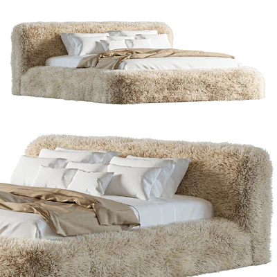 Rh Yeti Sheepskin Bed — Ver 1