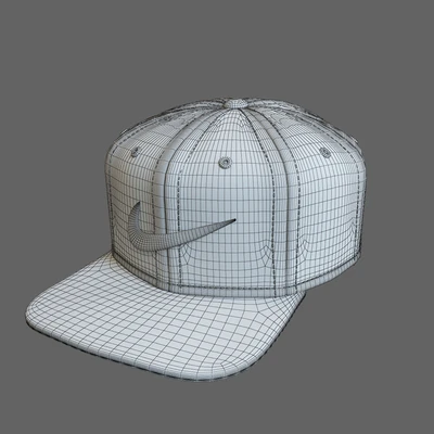 Baseball cap NEKE SWOOSH PRO - BLUE — Вид 3