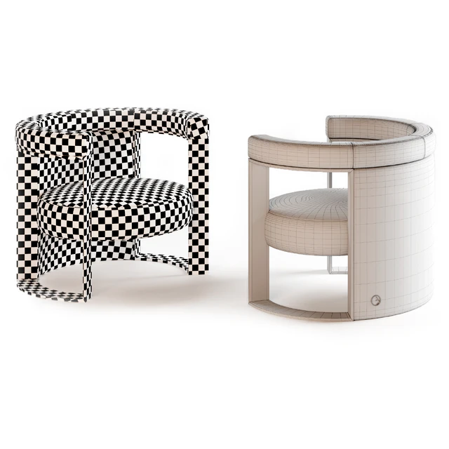 FENDI CASA armchairs ROGER — Скачать