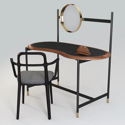 Porada: Writing Desk/Dressing Table - Ninfea and Chair - Rosita — Вид 2
