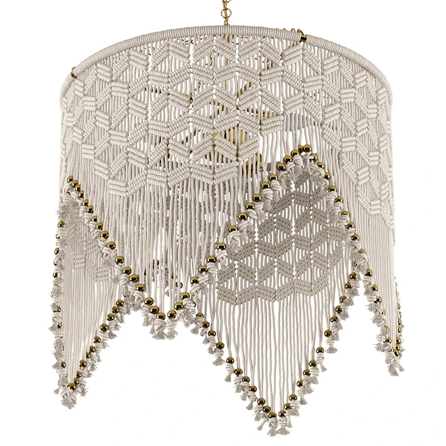 Sonora Macrame Chandelier by Selamat — Скачать