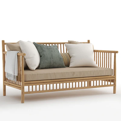 Exotan Bamboo Loungeset-garden bench-01 — Вид 2