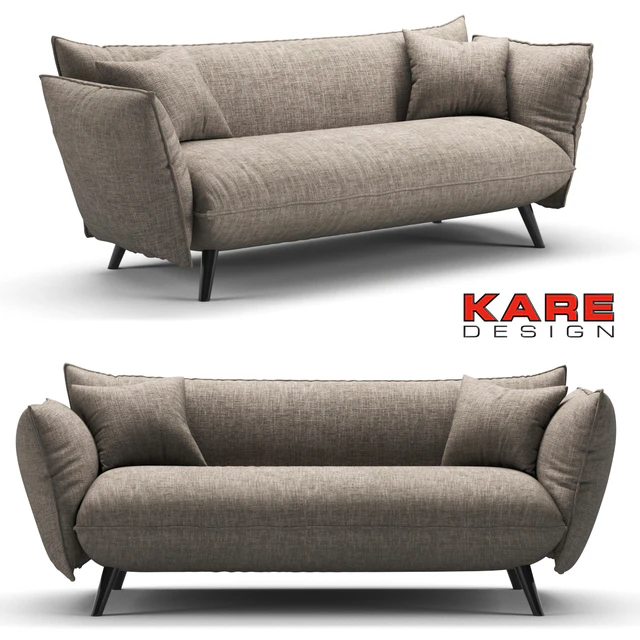 Kare Sofa Molly Cliff 3-Seater — Скачать