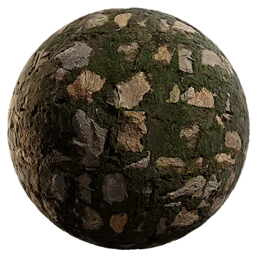 mossy stone wall 010 — Скачать
