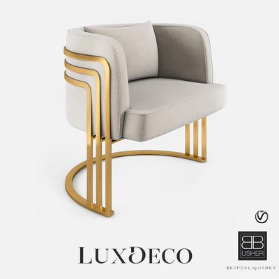 Luxdeco - Bespoke by Usher - Art Deco Chair — Ver 1