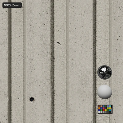 fluted concrete wall texture off white — Вид 4
