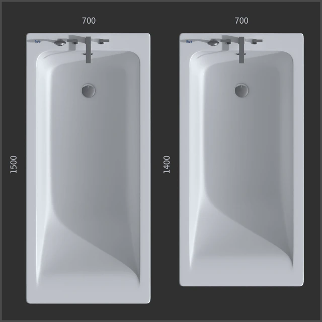 Roca Easy bathtub Article: 248178000 — Descargar