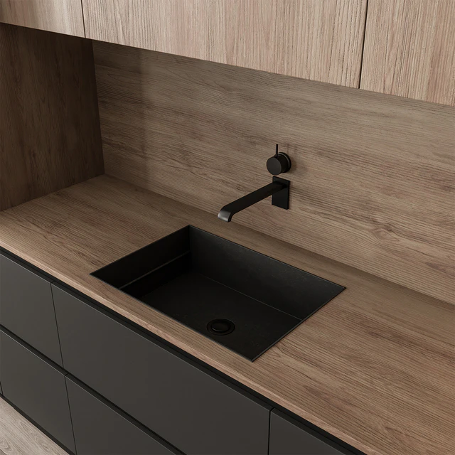 Kitchen Modern - Wood and Black 114 — Скачать