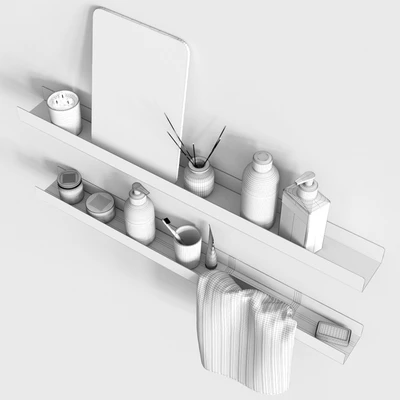 Bathroom shelves — Ver 2