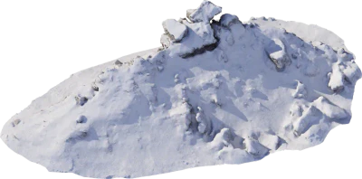 snowy rocks pile 001 — Скачать