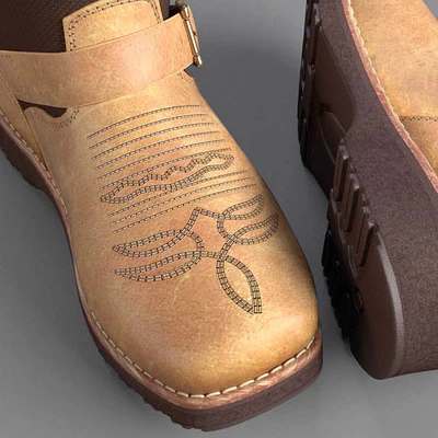 WOMEN'S 15" TAN RODEO SNAKE BOOTS — Вид 2