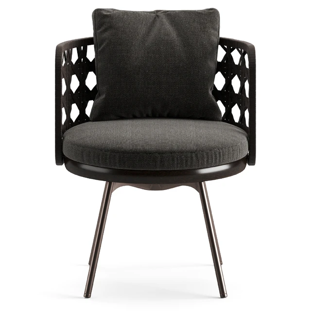 Minotti Torii Nest Dining Little Armchair — Скачать