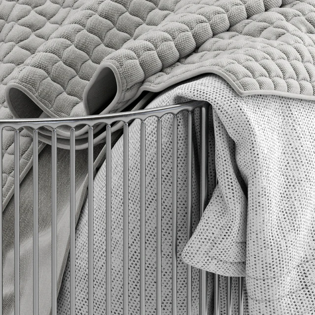 Westelm Metal basket with blanket — Descargar