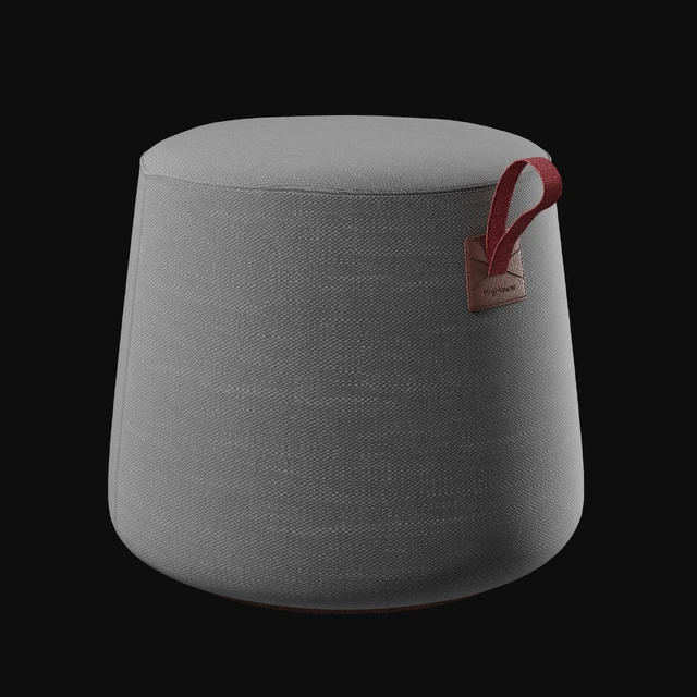 Hightower Round Pouf Most Modest — Descargar