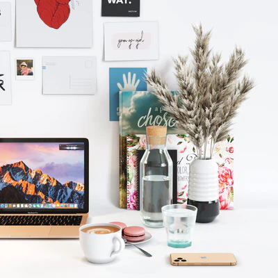 Decorative Set "Workspace for Girls" — Ver 2