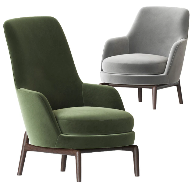 Flexform Leda Armchair Set — Descargar