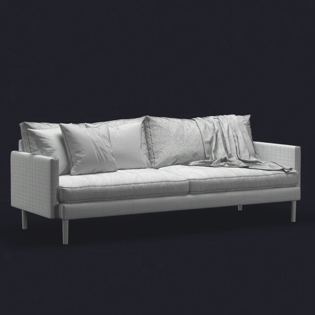 Zen 3-Seater Sofa — Descargar