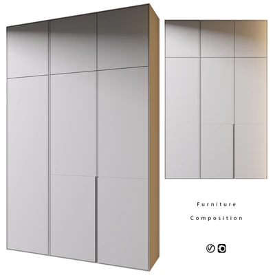 Furniture Composition | 458 | Шкаф — Вид 4