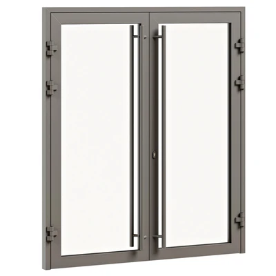 Entrance door with glass facade — Ver 2