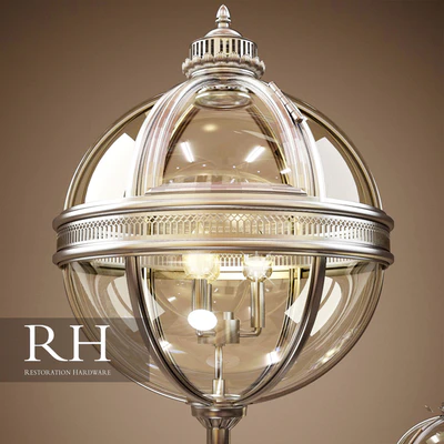 RH VICTORIAN HOTEL FLOOR LAMP + DESK LAMP — Ver 2