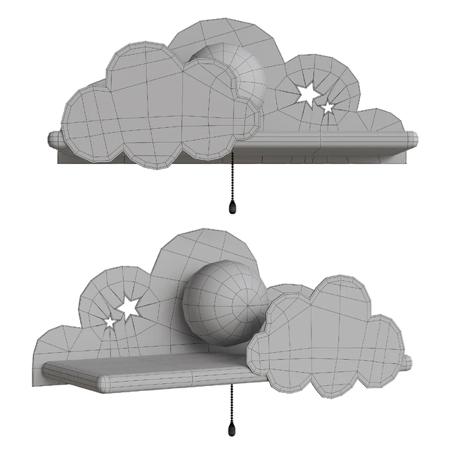 Loft Concept Wall Cloud Lamp — Скачать