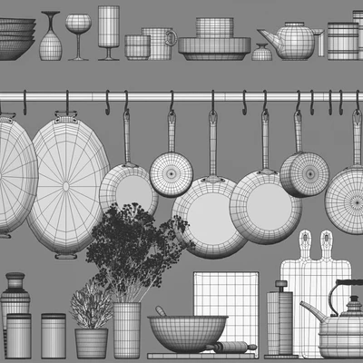 Kitchen Accessories set01 — Ver 2