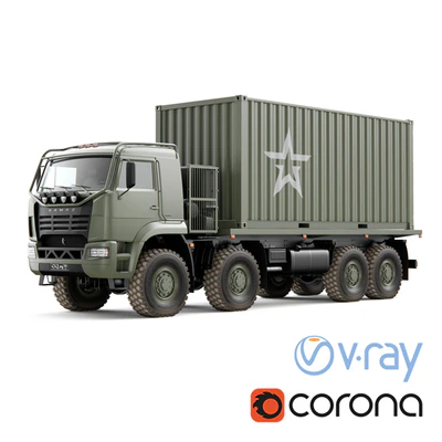 Truck KAMAZ 6560 — Ver 1