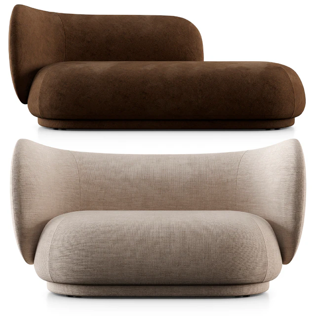 Rico Divan And 2 Seat Sofa By Ferm Living — Descargar