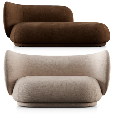 Rico Divan And 2 Seat Sofa By Ferm Living — Ver 1