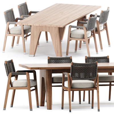 ORTIGIA CHAIR and MONREALE TABLE by flexform — Ver 1