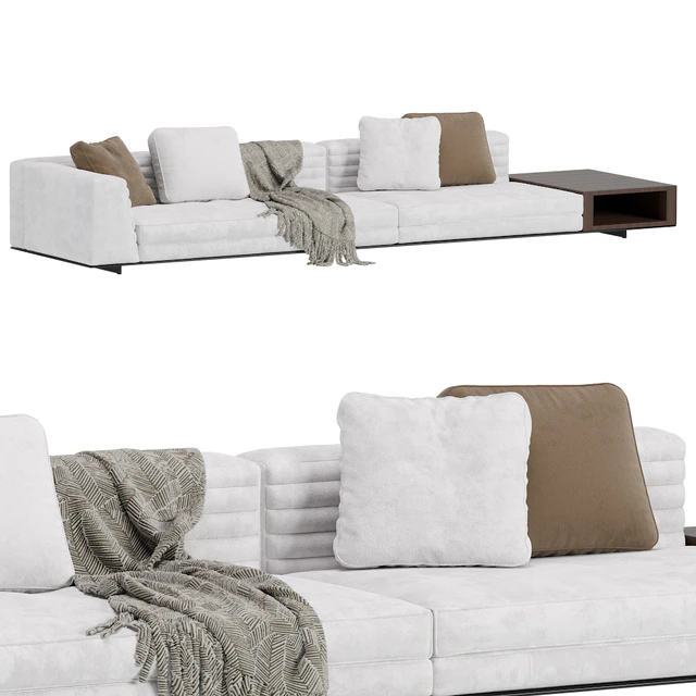 Sofa Roger Minotti 3 Version / 3 Color — Descargar