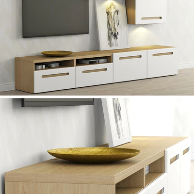 Cabinet for TV and multimedia Ikea BESTO / Besta Marwick. — Ver 2